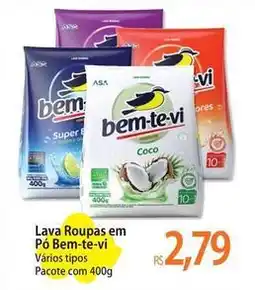 Atacadão Bem-te-vi - lava roupas em pó oferta