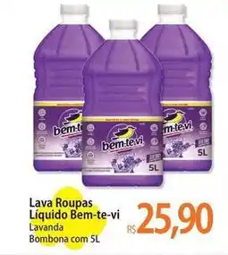 Atacadão Bem-te-vi - lava roupas líquido oferta