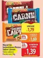 Atacadão Lámem - macarrão instantâneo nosso sabor oferta