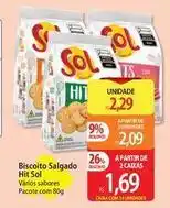 Atacadão Sol - biscoito salgado oferta
