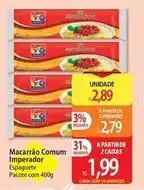 Atacadão Imperador - macarrão comum oferta