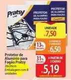 Atacadão Pratsy - protetor de aluminio para fogão oferta