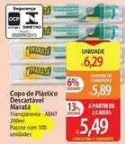 Atacadão Maratá - copo de plástico descartável oferta