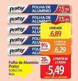Atacadão Pratsy - folha de aluminio oferta