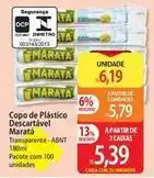 Atacadão Maratá - copo de plástico descartavel oferta