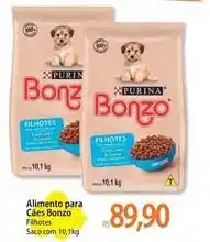 Atacadão Bonzo - alimento para cães filhotes oferta