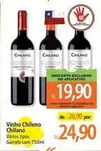 Atacadão Chilano - vinho chileno oferta