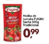 Supermercados Nori Molho de Tomate Fugini sache 300g tradicional oferta