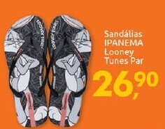 Sandalias Ipanema Looney Tunes par