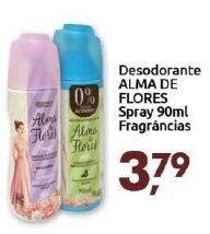 Supermercados Nori Desodorante Alma de Flores Spray 90ml Fragrancias oferta