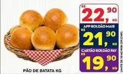 Roldão Pão de batata oferta
