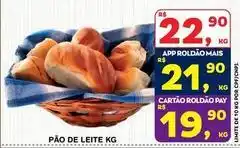 Roldão 21 - pão de leite oferta