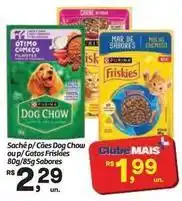 Fort Atacadista Friskies - sache p/ caes dog chow ou p/ catos oferta