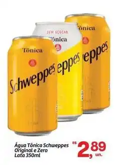 Fort Atacadista Schweppes - agua tónica original e zero oferta