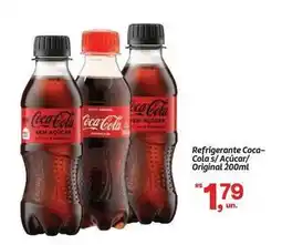 Fort Atacadista Coca-cola - refrigerante cola/açúcar/original oferta