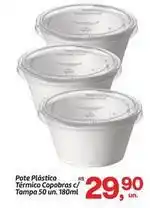 Fort Atacadista Copobras - pote plástico térmico copobras c/ tampa 50 un oferta
