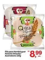 Fort Atacadista Nutri - pão para hambúrguer pa brioche/australian oferta