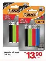 Fort Atacadista Leve - isqueiro bic mini lv4 pg3 oferta