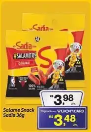Fort Atacadista Sadia - salame snack oferta