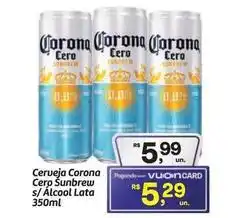 Corona - cerveja cero sunbrew s/alcool lata