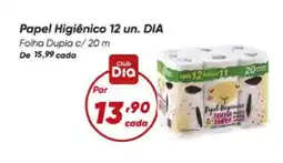 Dia Dia - papel higiênico 12 un oferta