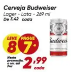 Dia Budweiser - cerveja oferta