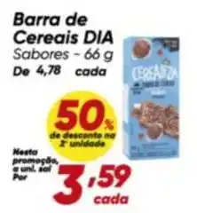 Dia Dia - barra de cereais oferta