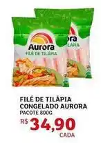 Assaí Atacadista Aurora - filé de tilápia congelado oferta