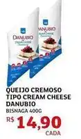 Assaí Atacadista Danubio - queijo cremoso tipo cream cheese oferta
