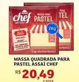 Assaí Atacadista Do chef - massa quadrada para pastel assaí oferta