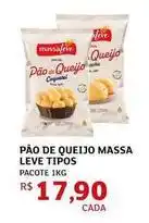 Assaí Atacadista Massa - pão de queijo leve tipos oferta