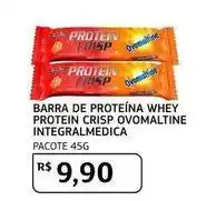 Assaí Atacadista Ovomaltine - barra de proteína whey protein crisp integralmedica oferta