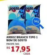Assaí Atacadista Bom gosto - arroz branco tipo 1 oferta