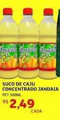 Assaí Atacadista Jandaiá - suco de caju concentrado oferta
