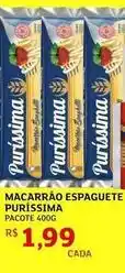 Assaí Atacadista Pacote - macarrão espaguete oferta