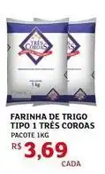 Assaí Atacadista Três coroas - farinha de trigo tipo 1 très oferta