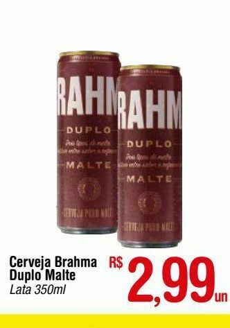 Fort Atacadista Cerveja brahma duplo malte oferta