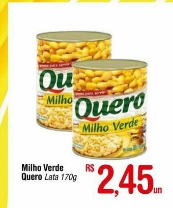 Milho verde quero
