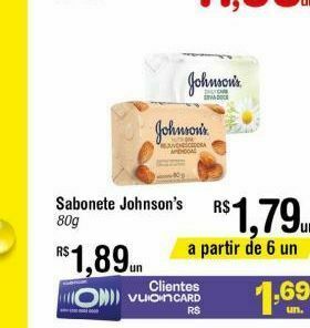 Fort Atacadista Sabonete johnson's oferta