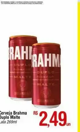 Fort Atacadista Cerveja brahma duplo malte oferta