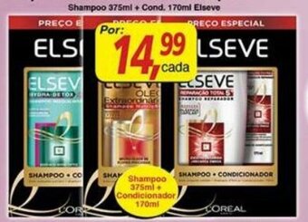Supermercados Guanabara Shampoo 375ml + Cond. 170ml Elseve oferta