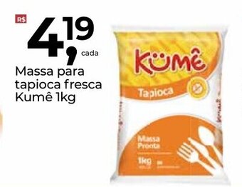 Frangolândia Massa para tapioca fresca Kume 1kg oferta