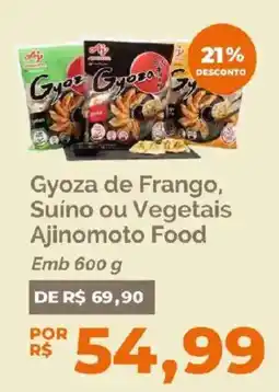 Oba Hortifruti Gyoza de Frango, Suino ou Vegetais Ajinomoto Food oferta