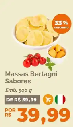 Oba Hortifruti Massas Bertagni Sabores oferta