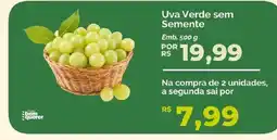 Oba Hortifruti Uva Verde sem Semente oferta
