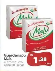 Novo Atacarejo Malu - guardanapo oferta