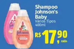Supermercados Mateus Shampoo johnson's baby vários tipos oferta
