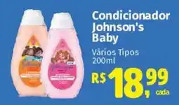 Supermercados Mateus Condicionador Johnson's Baby Vários Tipos oferta