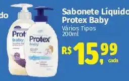 Supermercados Mateus Sabonete Líquido Protex Baby Vários Tipos oferta