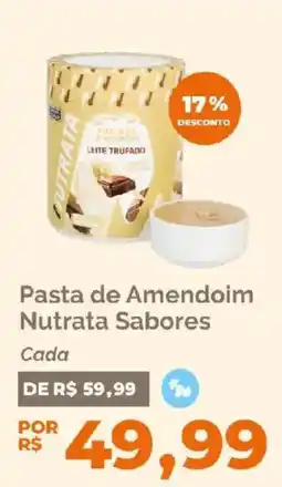 Oba Hortifruti Pasta de Amendoim Nutrata Sabores oferta
